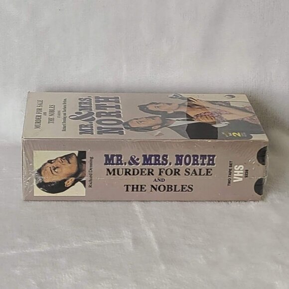 Mr & Mrs North 2 VHS Set Murder For Sale /  The Nobles  2001 Barbara Britton - Picture 4 of 8